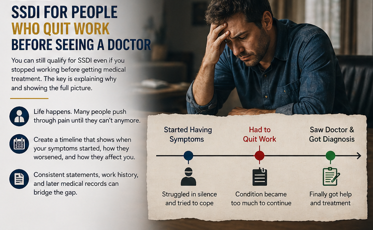 SSDI After Quitting Work Before Diagnosis