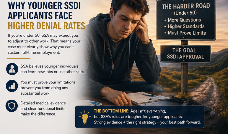 SSDI for Younger Applicants Explained